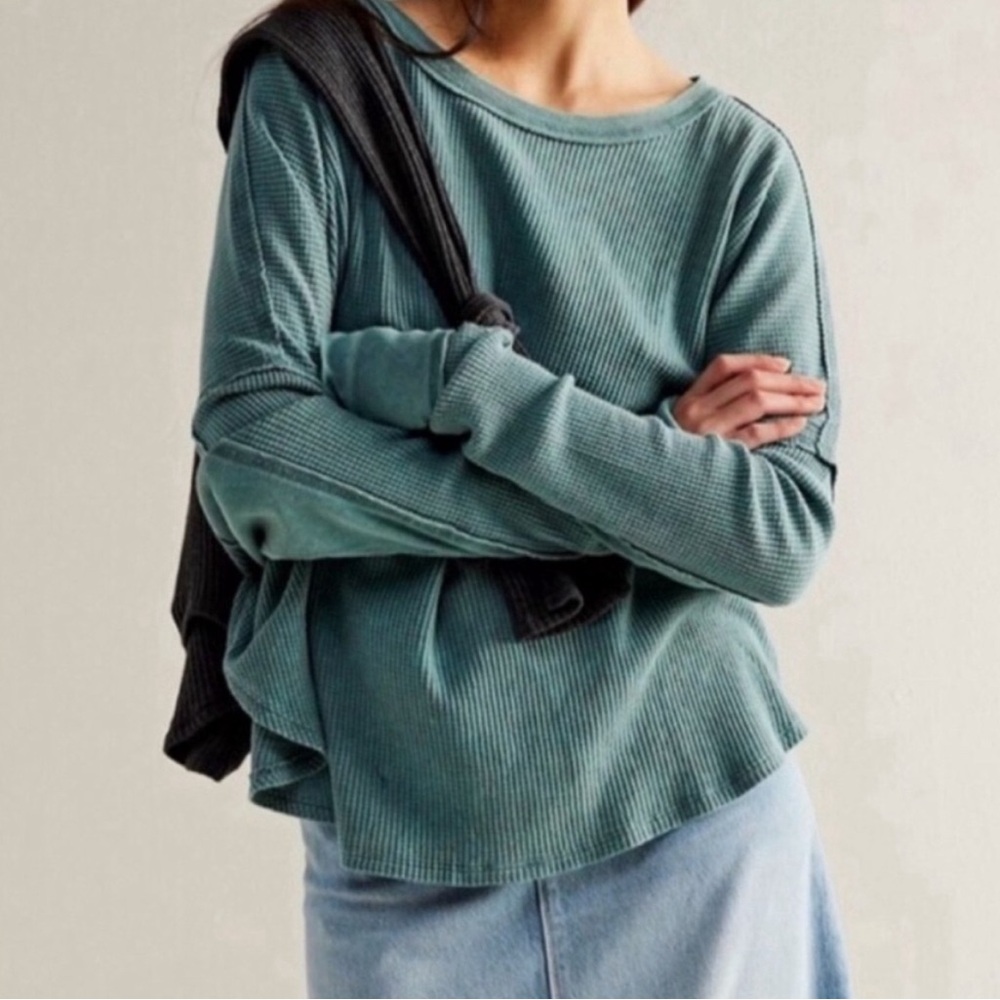 Free People We The Free Microphone Drop thermal - Picture 3 of 4